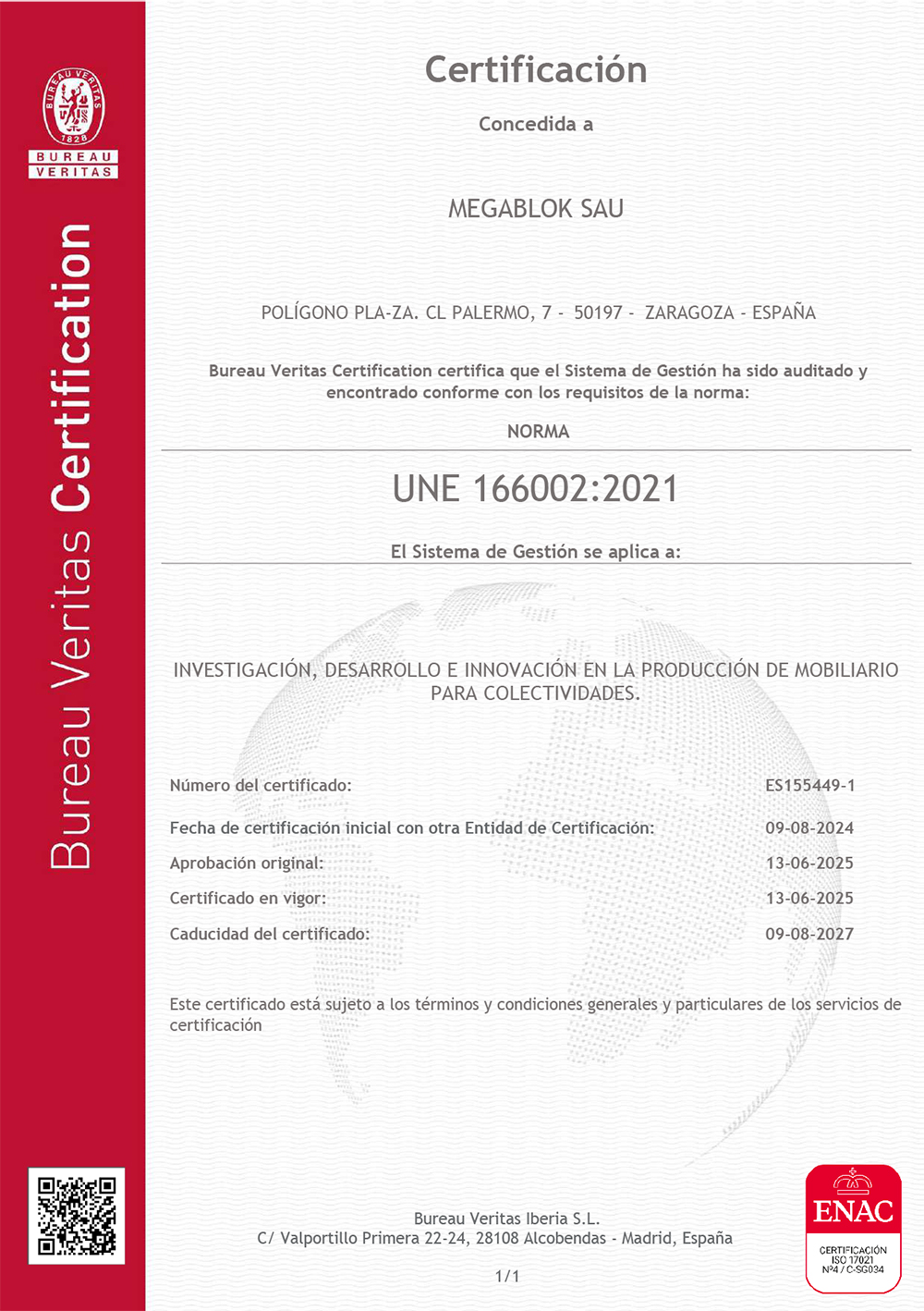 UNE 166-002 I+D+i